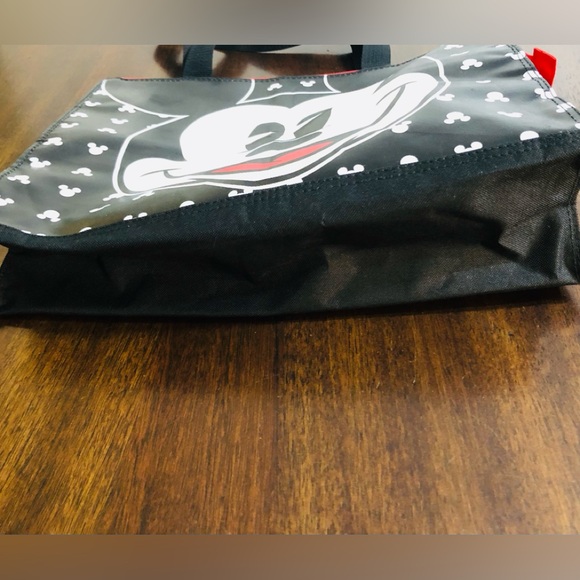 Disney Mickey Mouse shoulder tote bag top zipper black red. 14”HX15”W - Picture 5 of 7